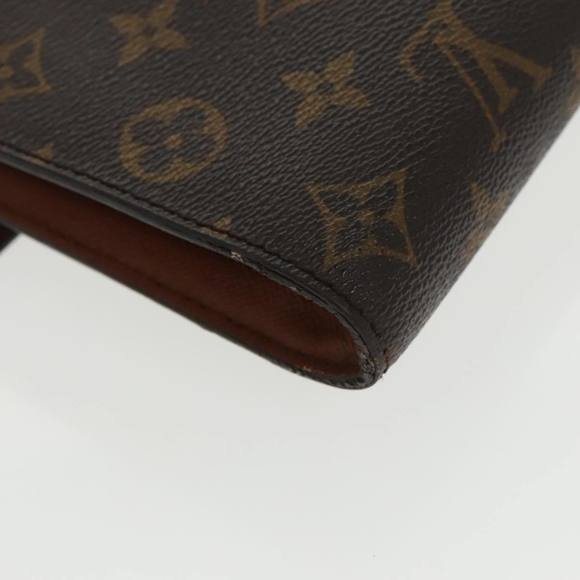 LOUIS VUITTON Monogram Porte Envelope Clutch Bag M51801 LV Auth 102491 - Picture 11 of 16
